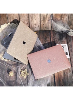 Generic Suitable For Macbook Apple Notebook Air/pro 14 "Protective Shell M2 Scrub Cover For Apple Computer-Color:Glitter-Tuhao Gold-Applicable Model:(Hollow) 13.3 Pro (A1278)  - Image 4
