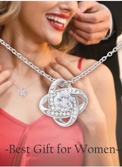 Anniversary Jewelry for Her Women Necklaces – Soulmate Necklace for Women with Superb Jewelry Box – Birthday Gifts for Wife From Husband