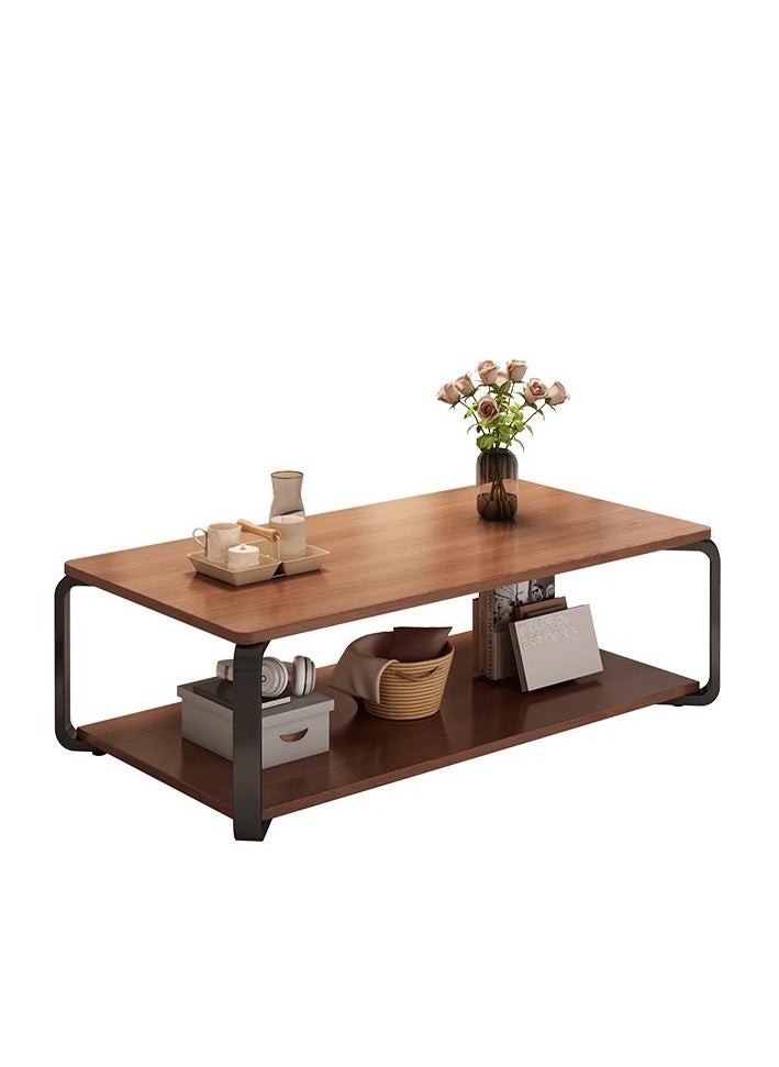 Generic 2-layer minimalist coffee table, 120*60*43cm  - Image 1