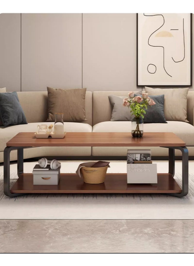Generic 2-layer minimalist coffee table, 120*60*43cm  - Image 3