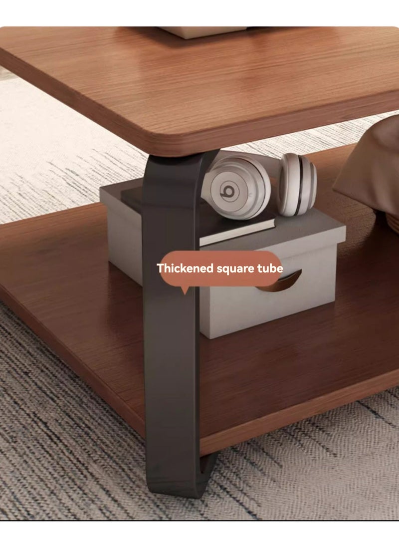 Generic 2-layer minimalist coffee table, 120*60*43cm  - Image 5