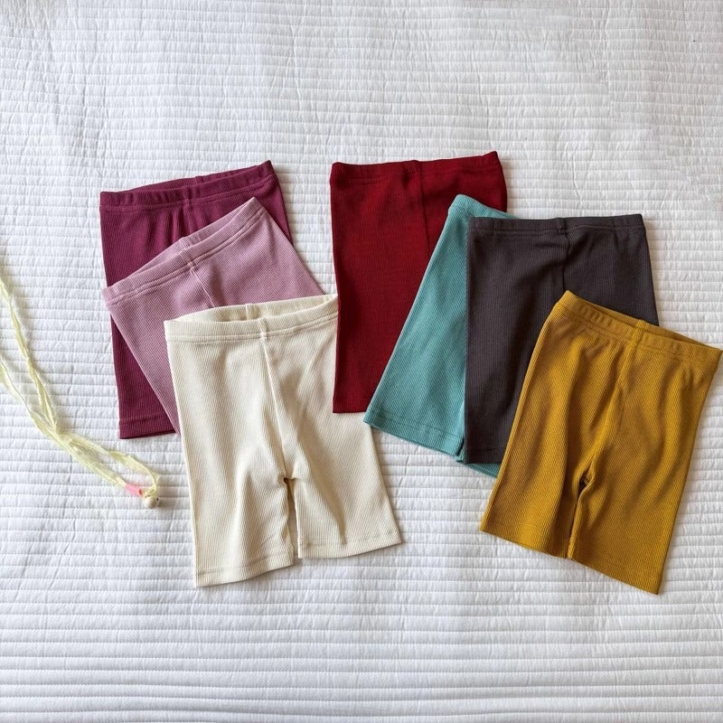 Girls' Stretch Riding Pants Thin Shorts Baby Girls' Summer Pit Leggings Five-Point Pants Children'S Wear - Image 3
