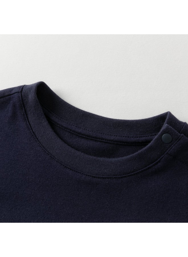 Boys' Long Sleeve T-shirt New Cotton Base Layer Top 2025 Autumn Fake Two-piece Shirt - Image 5