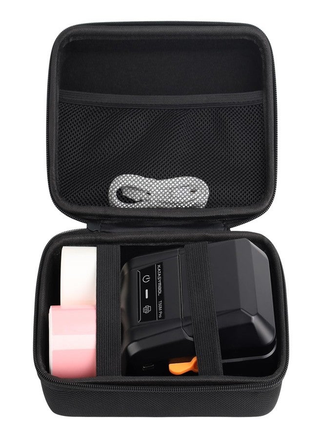 SUPVAN T50M PRO Nylon Hard Protective Travel Case, Waterproof Shockproof Scratch Resistant Carrying Case for External Hard Drive, Power Bank, Cell Phone, Cable, Cord - Image 1