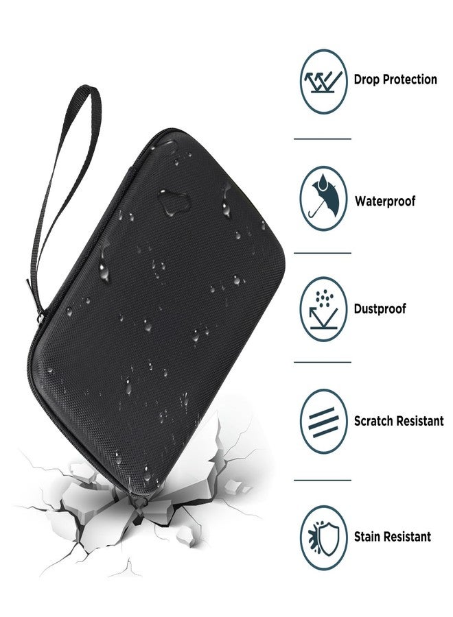 SUPVAN T50M PRO Nylon Hard Protective Travel Case, Waterproof Shockproof Scratch Resistant Carrying Case for External Hard Drive, Power Bank, Cell Phone, Cable, Cord - Image 5