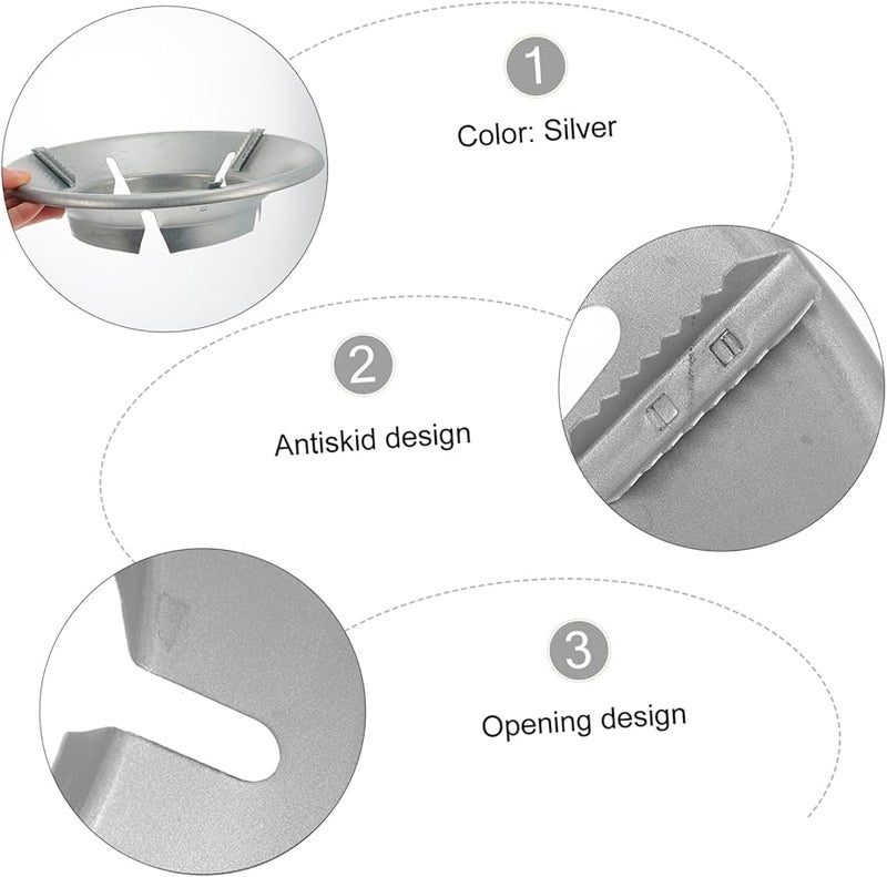 حامل حلقة ووك الألومنيوم المتين المضاد للرياح وغير المنزلق لاستبدال رف موقد الغاز - Image 4