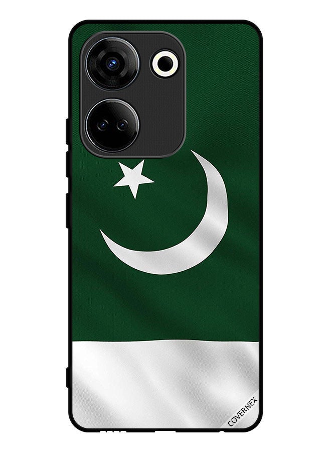 Covernex Protective Case Cover For Tecno Camon 20 Pakistan Flag - Image 1