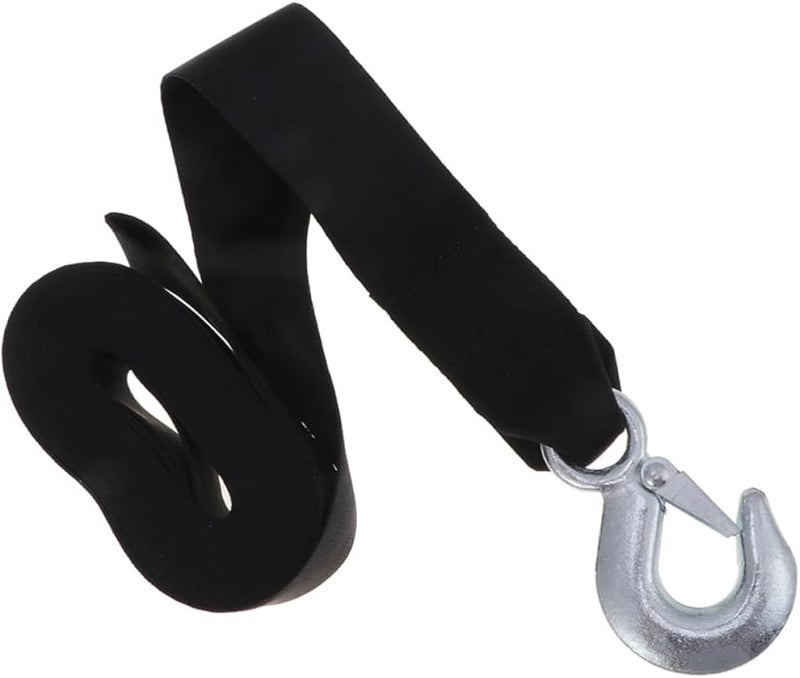 Winch Strap With Hook 800X4 7X0 5CM Durable Towing For Boats And Trailers Easy Installation Vibration Resistant - Image 1