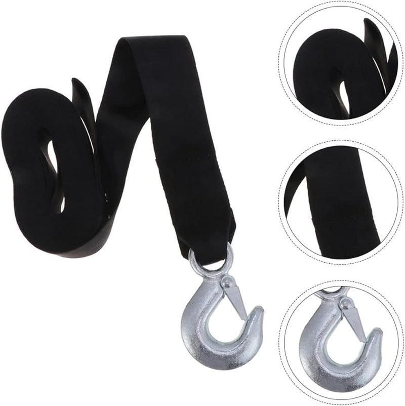 Winch Strap With Hook 800X4 7X0 5CM Durable Towing For Boats And Trailers Easy Installation Vibration Resistant - Image 4