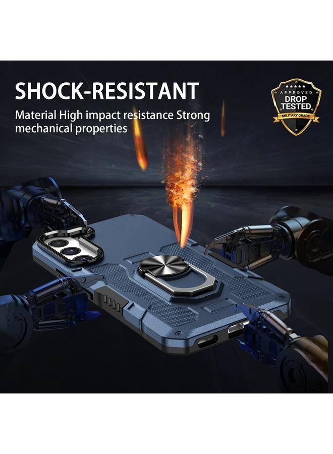 اس-توب جراب لهاتف Samsung Galaxy S21 5G مع حامل حلقي وغطاء هاتف هجين - Image 5