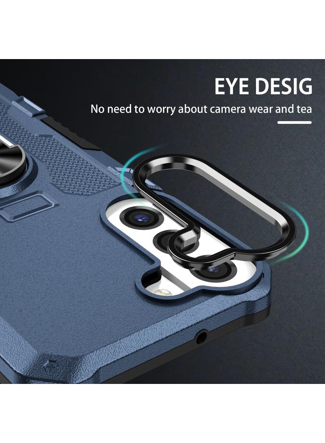 اس-توب جراب لهاتف Samsung Galaxy S21 5G مع حامل حلقي وغطاء هاتف هجين - Image 4