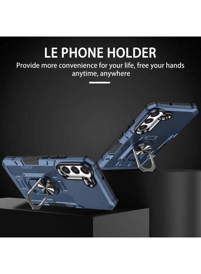 اس-توب جراب لهاتف Samsung Galaxy S21 5G مع حامل حلقي وغطاء هاتف هجين - Image 2