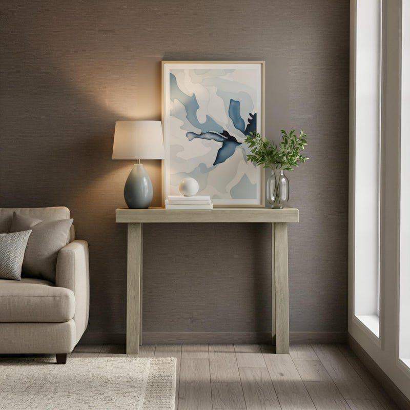 Plank+Beam Classic 36 Inch Console Table, Solid Pine Wood Entryway Table, Narrow Sofa Table for Hallway or Living Room, Seashell - Image 2
