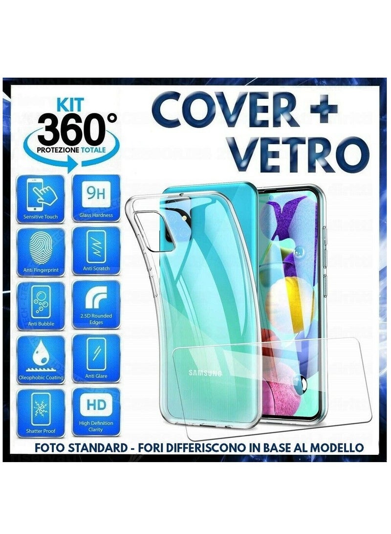 إلترازون PHONE 1 CLEAR CASE COVER + TEMPERED GLASS FILM - Image 2
