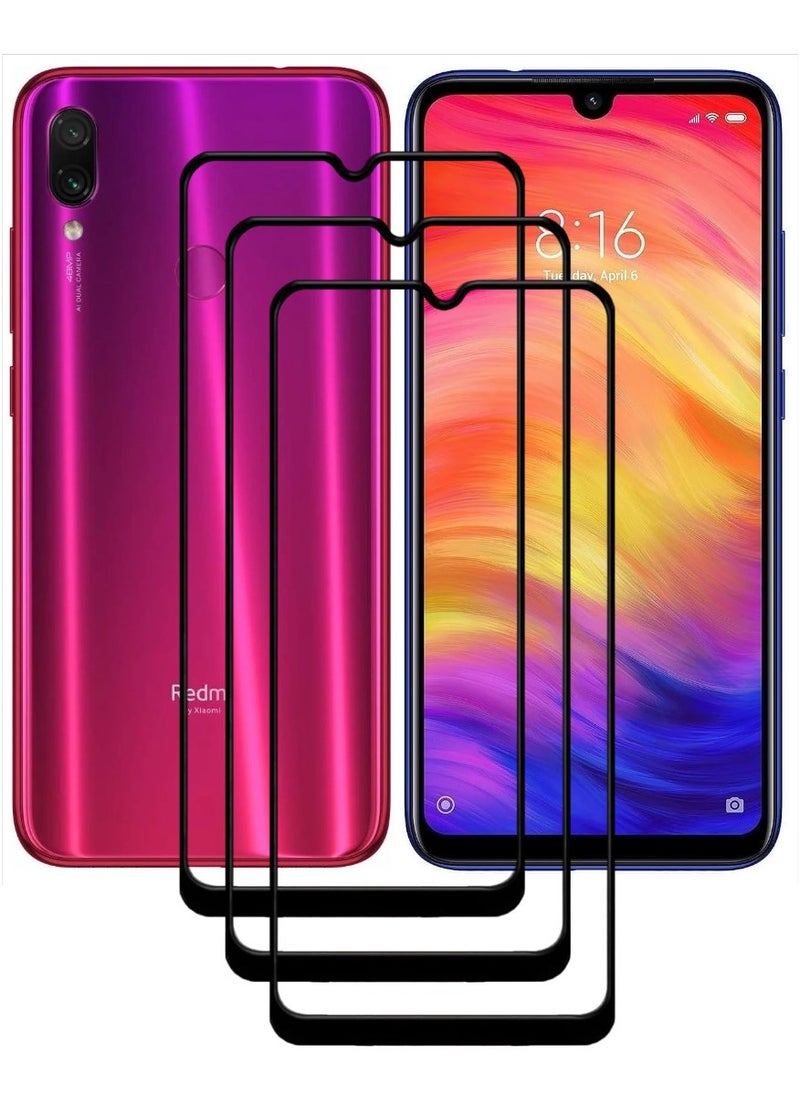 ACLIX 3 Pieces Antistatic ESD Dustproof Premium Quality High Definition Tempered Glass Screen Protector Designed For Xiaomi Redmi Note 7 - Image 1