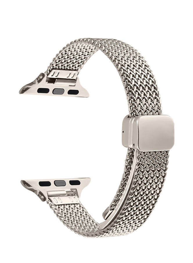 HL-Tech Compatible with Apple Watch Band for women 38mm 40mm 41mm, Stainless Steel Magnetic Mesh Strap work on iWatch Series9/ 8/ 7/ 6/ 5/ 4/ 3/ 2/ 1 - Image 2