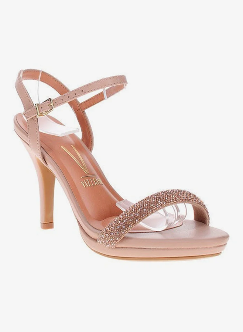 VIZZANO Vizzano Ladies High Heel Sandals Dourado | Made In Brazil