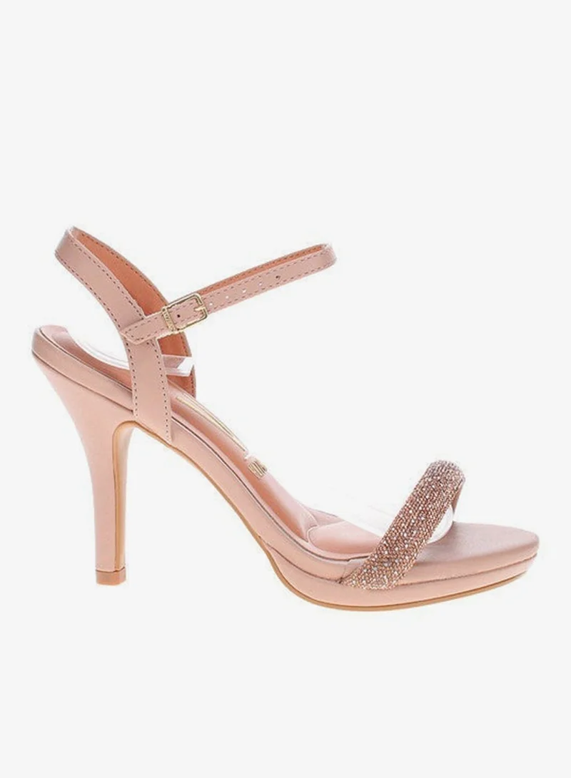 VIZZANO Vizzano Ladies High Heel Sandals Dourado | Made In Brazil
