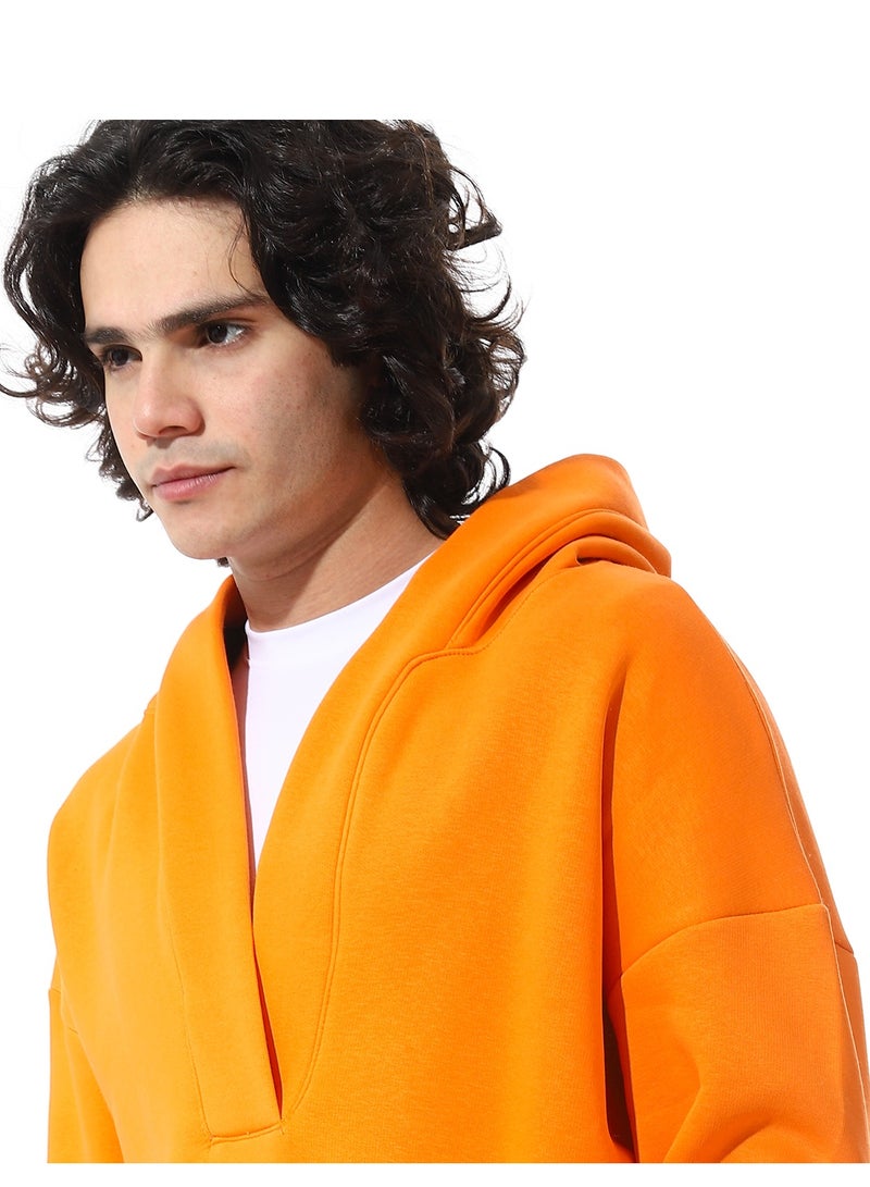 Defect Orange Hoodie With A Modern Cut From Defect - Image 4