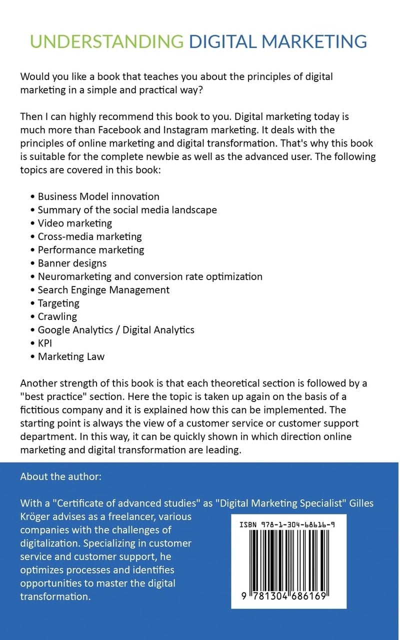 Understanding Digital Marketing: The principles of digital marketing explained simply and practically Paperback by Gilles Kröger - January 20, 2024 - Image 2