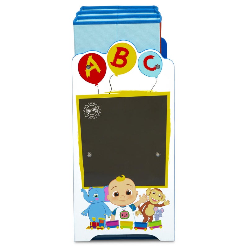 Delta Children Design & Store 6 Bin Toy Storage Organizer - Greenguard Gold Certified, CoComelon - Image 5