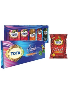TOTA Tota perfumed premium Gulal 100 g x 5 packs, total 500-gram different colours  - Image 1