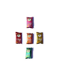 TOTA Tota perfumed premium Gulal 100 g x 5 packs, total 500-gram different colours  - Image 2