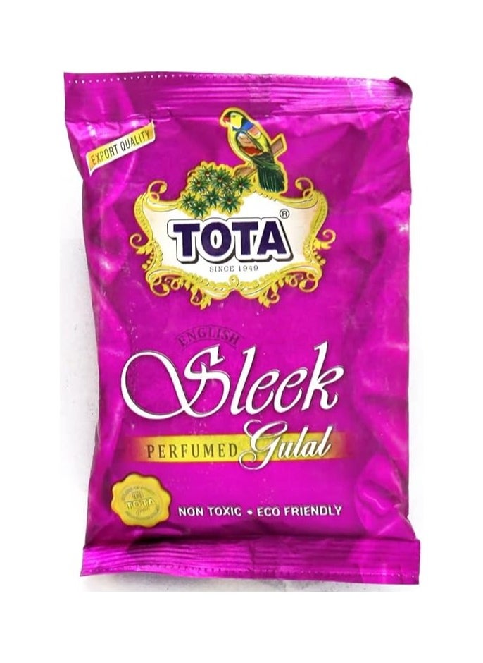 TOTA Tota perfumed premium Gulal 100 g x 5 packs, total 500-gram different colours  - Image 3