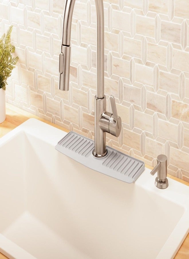 ويذر تك WeatherTech FaucetMat - احمِ أسطح مطبخك وحمامك - رمادي فاتح/حصوي - Image 4