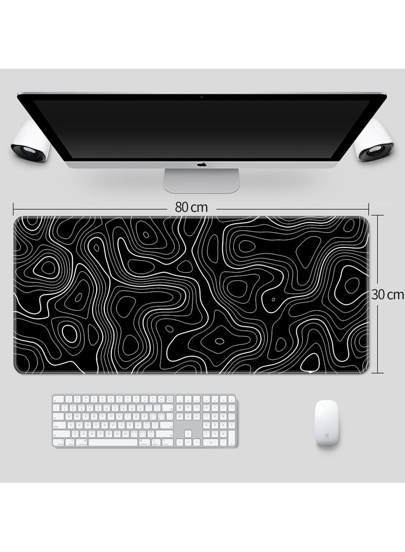 Large Mouse Pad Non-Slip Rubber Base Gaming Mousepad Office Desk - Image 2