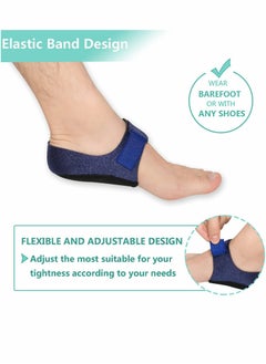 KASTWAVE Heel Protectors,  Gel Heel Cups, Heel Cushion Support for Plantar Fasciitis, Heel Pain, Heel Pads Great for Aching Feet,Tendinitis, Bone spur, Cracked Heel Repair,for Men & Women (4 PCS)  - Image 2