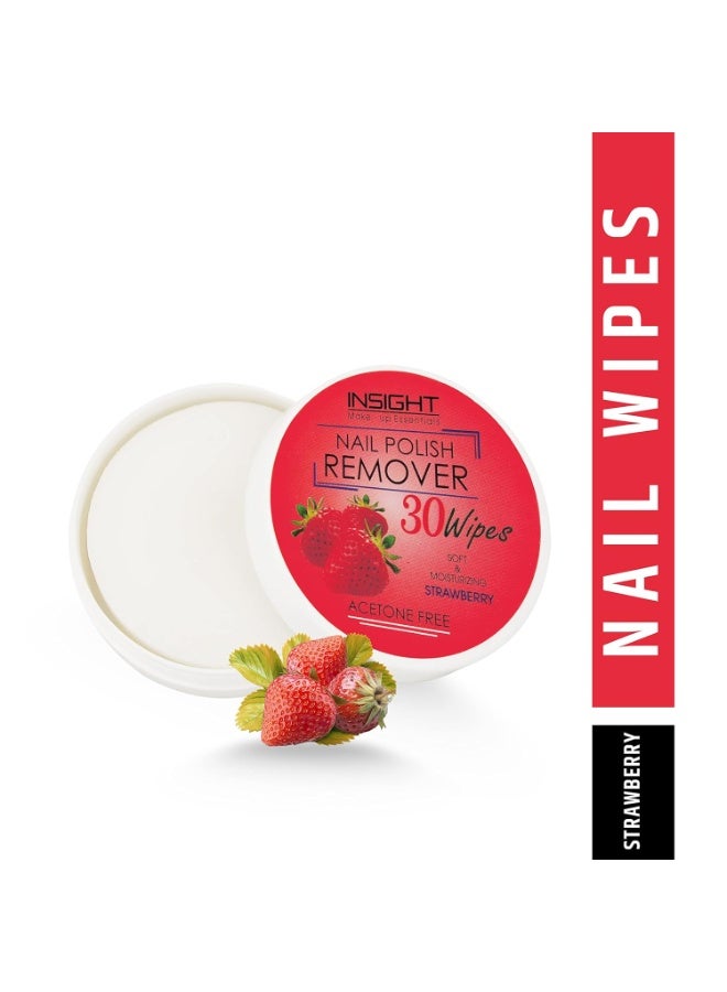 إنسايت مناديل إزالة طلاء الأظافر من إنسايت_بالفراولة (30 منديل) - Image 2