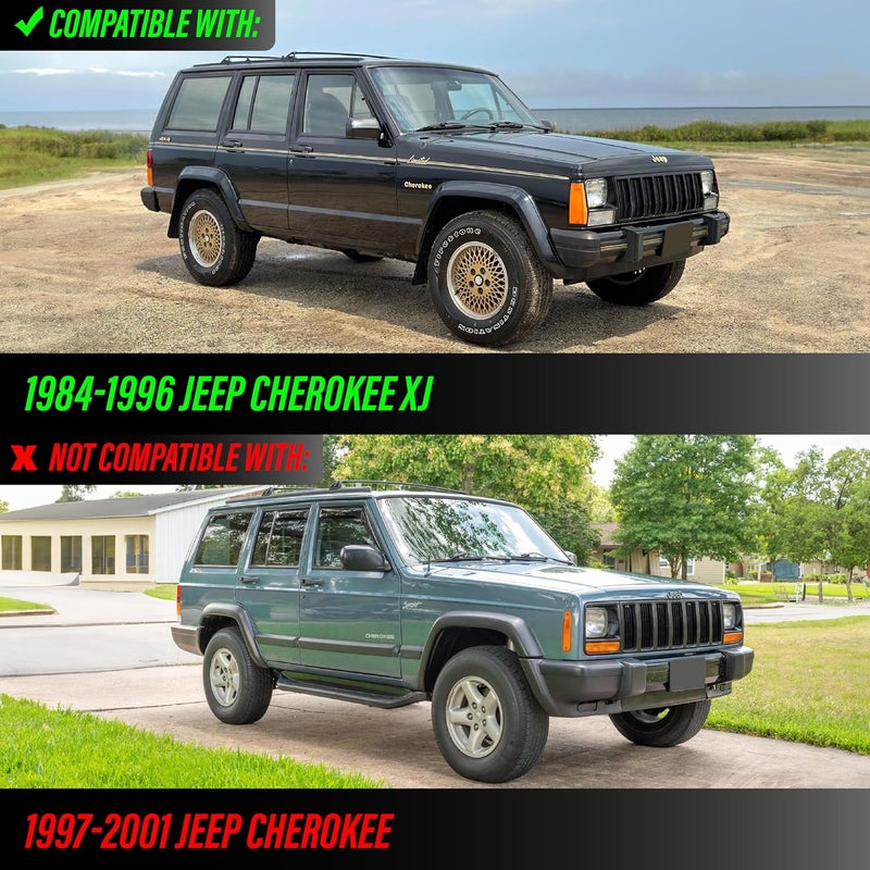 USR UNIQUE STYLE RACING أضواء الزاوية الرياضية ذات الطراز الفريد من USR لجيب شيروكي XJ - Image 2