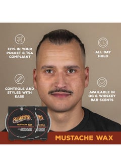SUAVECITO Suavecito Whiskey Bar Mustache Wax  - Image 5