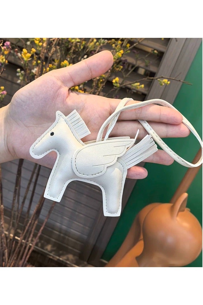 Pony bag pendant, car keychain, car hanging decoration, backpack, backpack - Image 2