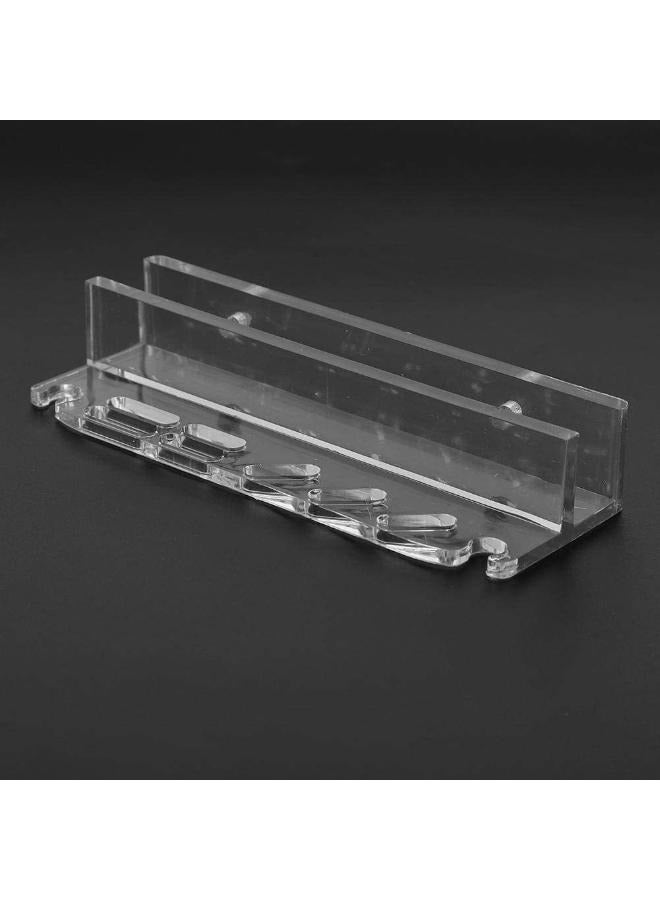 B & K الاكريليك النباتات المائية العشب صيانة أداة حامل حوض السمك الرف المنظم خزان الأسماك الملقط مقص تخزين الرف - Image 2