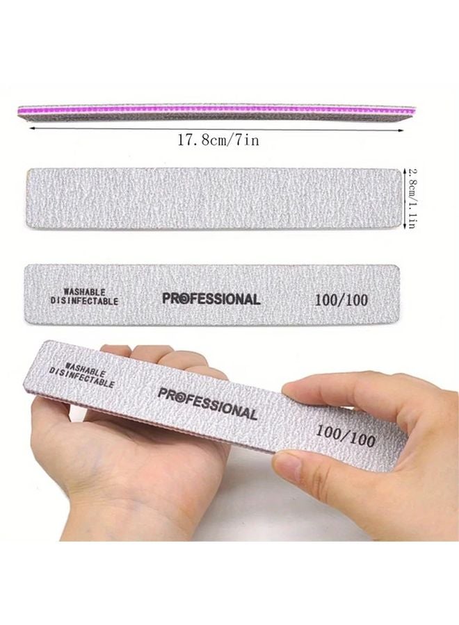 Professional Nail File Buffer Block 80 Grit 10pcs for Manicure Pedicure Salon Home Use - Image 5