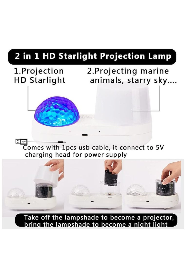 Ocean Star Sky Night Light Projector for Kid, Kids Constellation Galaxy Projector, 360 Degree Rotating Nebula Starry Projection Lamp