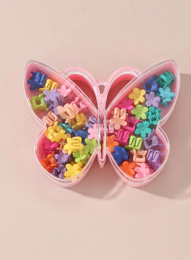 Take Two 40-Piece Flower Mini Hair Clips