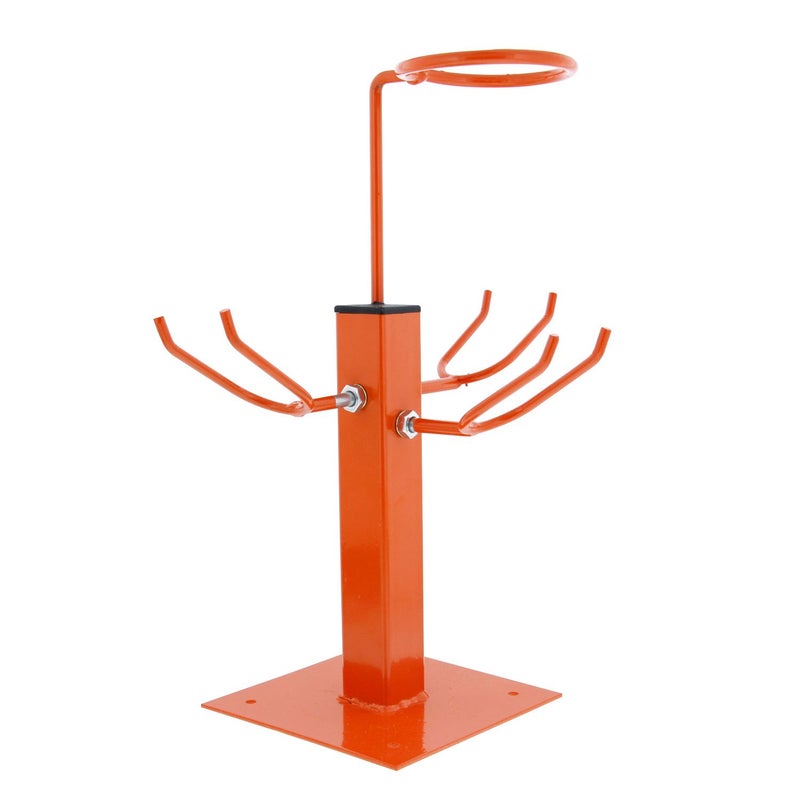TCP Global 3 Gun Gravity Feed Paint Triple Spray Gun Holder Stand with Strainer Holder Holds 3 HVLP Guns Bench Mount - Image 2
