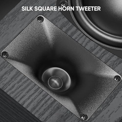 Saiyin Passive Bookshelf Speakers,4Ω, Needs Amplifier to Operate for Desktop Stereo or Home Theater Surround Sound,Wall Mountable,Include 20 Gauge Speaker Wire Cable(OFC) - Image 5
