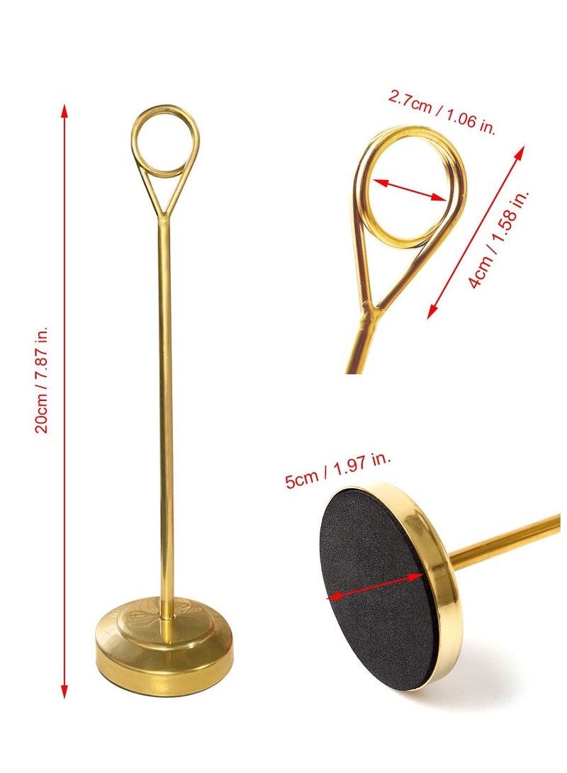 Y&D Ring Clip Place Cards Holder Menu Holders for Tables Table Humber Reserved Signs Wedding Name Memo 5pcs  - Image 3