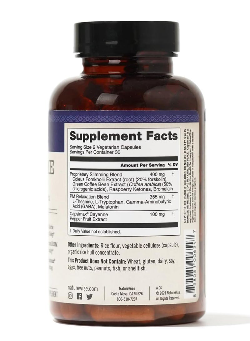 NatureWise Nighttime Slim With Capsimax 1 Month Supply 60 Count - Image 3