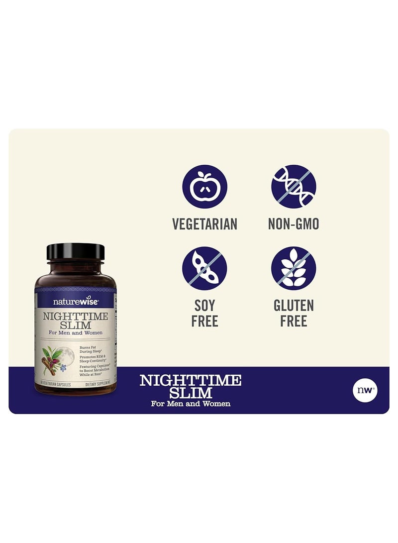 NatureWise Nighttime Slim With Capsimax 1 Month Supply 60 Count - Image 5