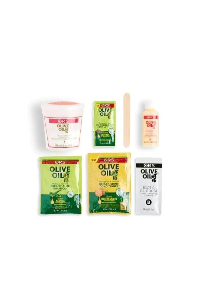 أو آر اس مجموعة فرد الشعر بزيت الزيتون - طبيعى - Image 3