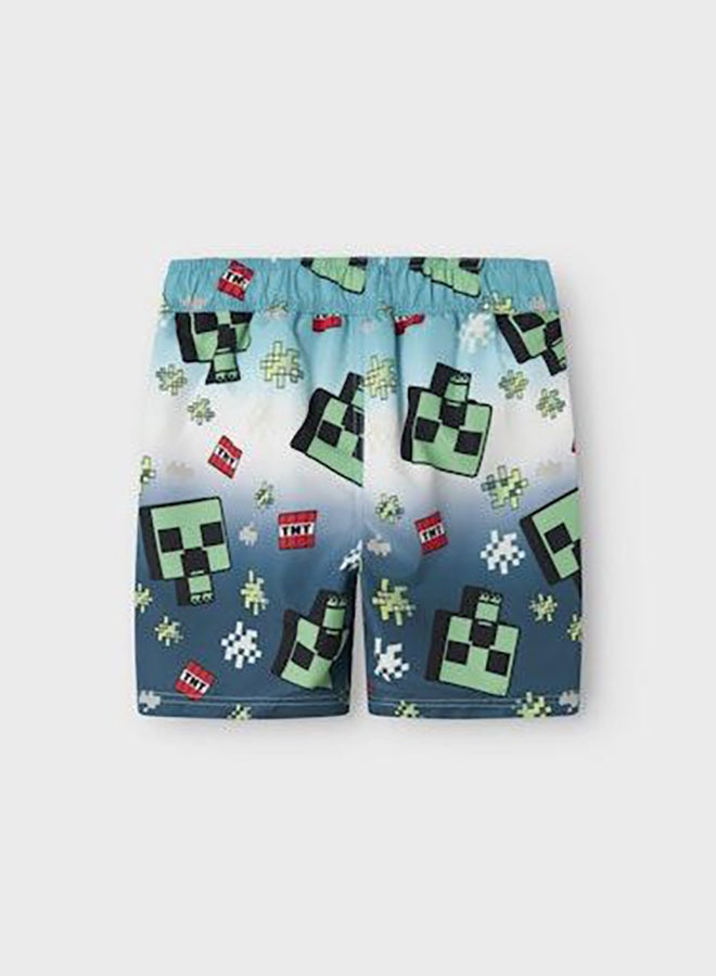 NAME IT Nkmmyx Minecraft Swimshorts Bfu  - Image 3