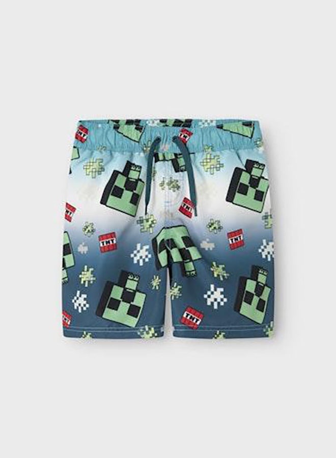 NAME IT Nkmmyx Minecraft Swimshorts Bfu  - Image 2
