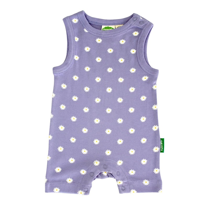 PARADE Organic Tank Rompers - Signature Prints Bears 12-18 Months - Image 1