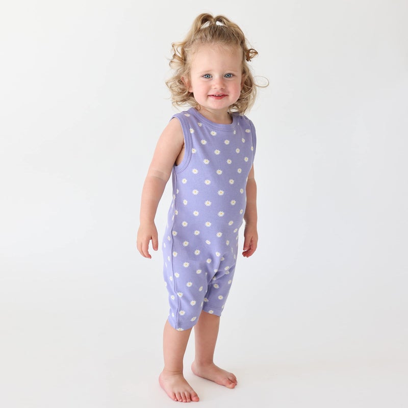 PARADE Organic Tank Rompers - Signature Prints Bears 12-18 Months - Image 2