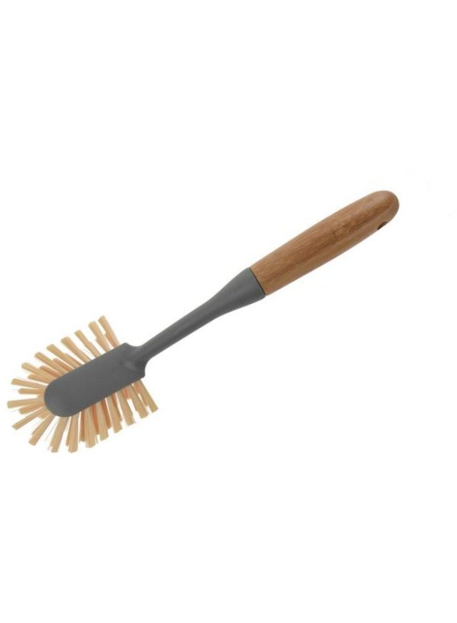 Ultra Polypropylene and Bamboo Grip Dishwash Brush Assorted Color - Image 2